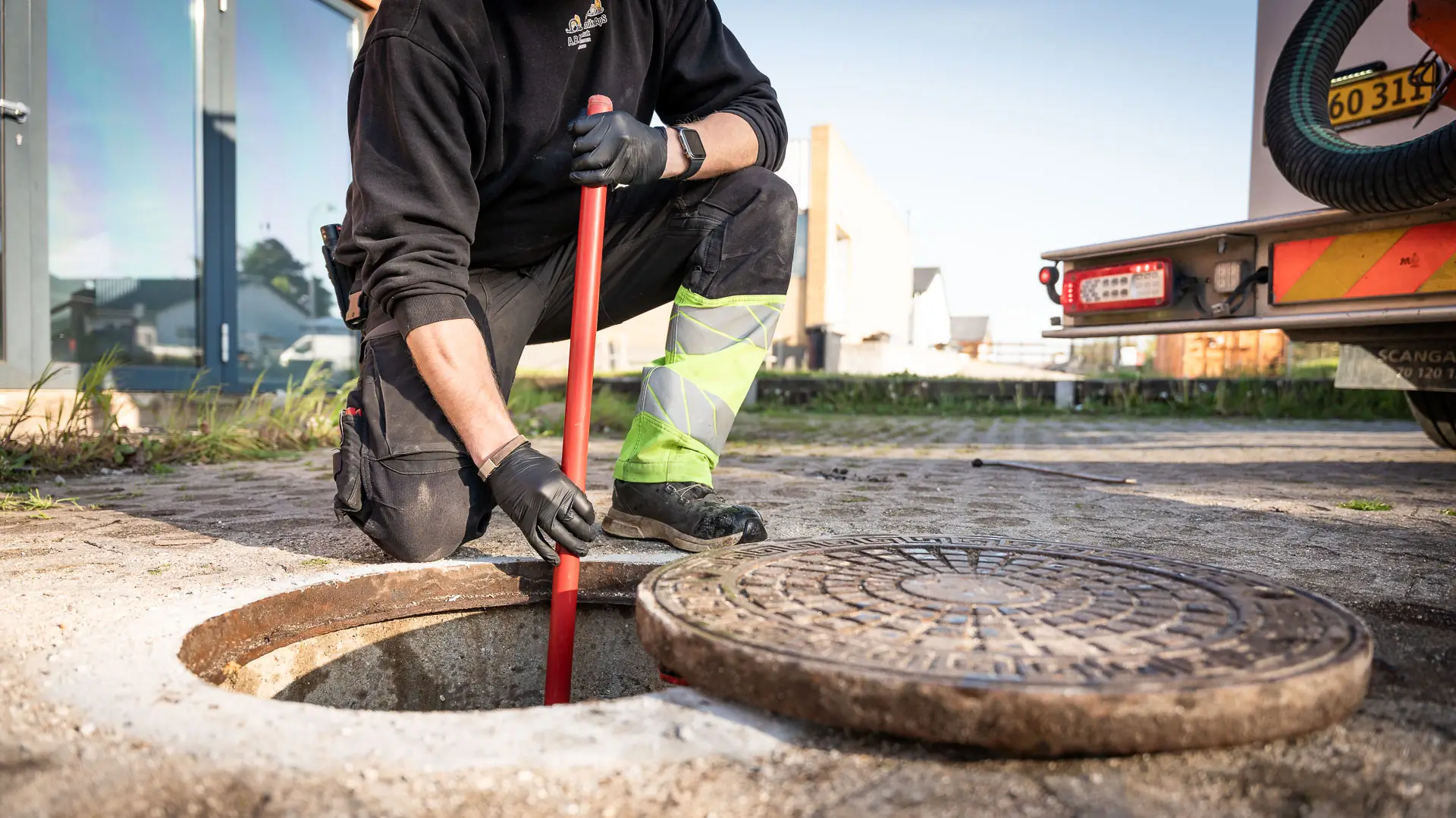 Tømning af septiktank i kolonihave