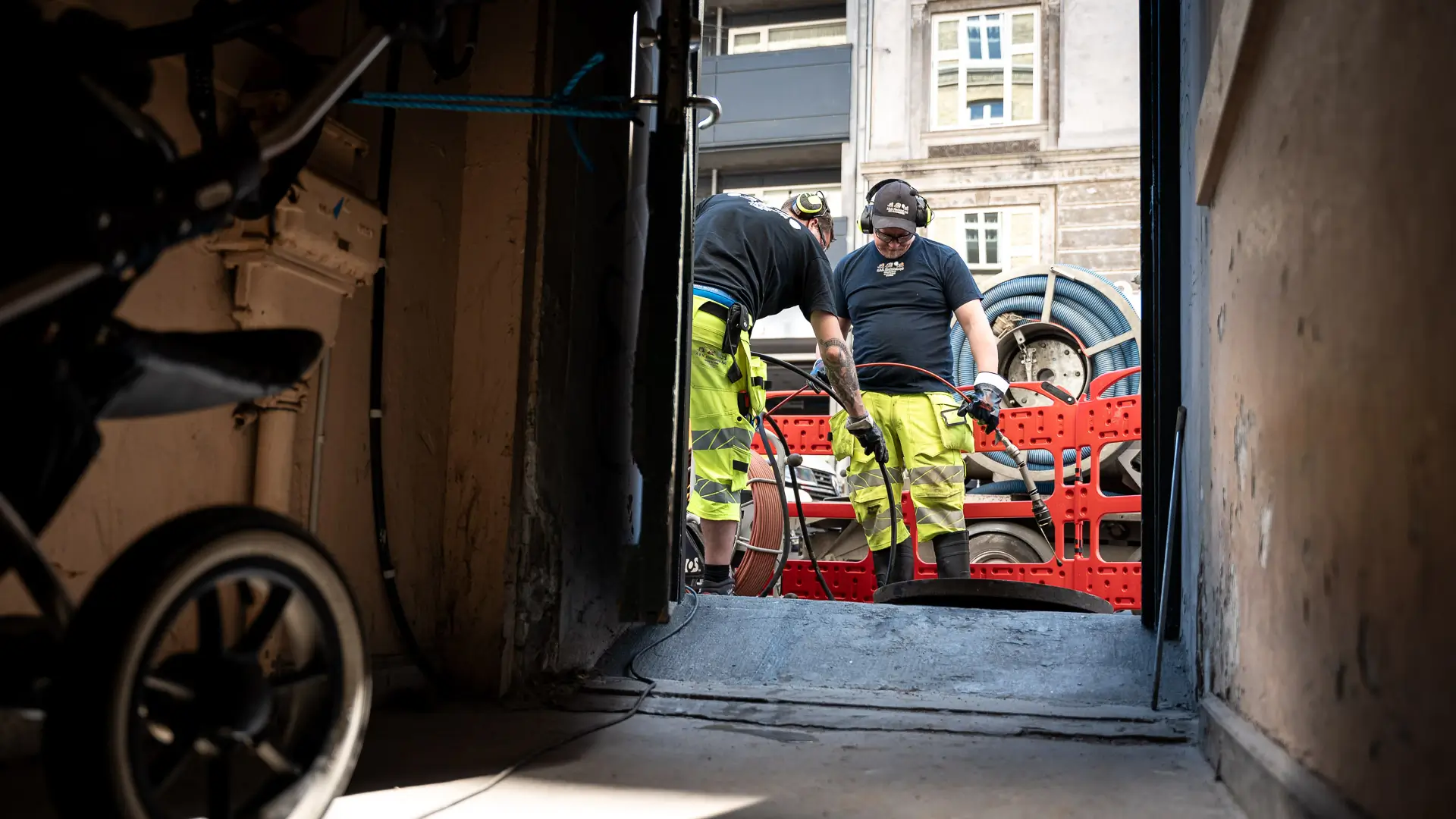 Slamsugning i Helsingør